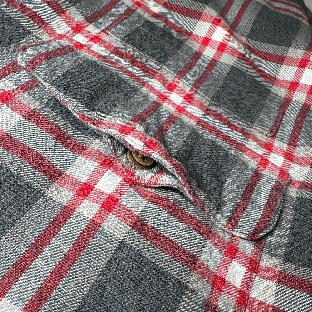 Levi's Made & Crafted Plaid Shirt Concealed Plackets EU Sz 3 US Medium / Large - Picture 9 of 12